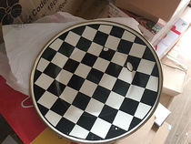 Bigger flaw 20 Enamel Fruit Plate Dim Sen Enamel Plate American Home Decoration Flat Plate