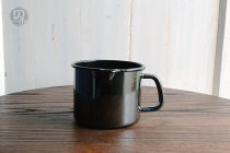 One meter enamel micro-blemish de single curl edge thick mirror enamel cup enamel scale container baking utensils
