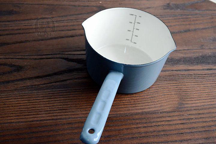 One Meter Enamel Micro Imperfections Day Single Enamel Milk Pan Single Handle Pan Water Pan Enamel Soup Pan Breakfast Side Food Pan set