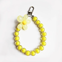 Желтый цветок Желтые бусины 1 шт.