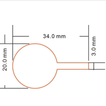 34X20 transparent pet green highland barley insulation strip CR2032 button 5 battery isolated macula pvc thin plastic sheet