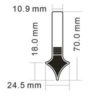 Pointed 70X24 5pet Green Highland Barley Insulation Stickers Pad Macrilla Button battery Isolation silk print pvc plastic sheet