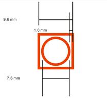 9 6X9 6 Phi7 6 7 ring etc adhesive 3m Wireless doorbell Cantonese double-sided adhesive sticker socket sticker