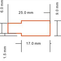 25X9 transparent pet film green highland barley insulation stickers sheet button battery isolated macrilla pvc square plastic sheet