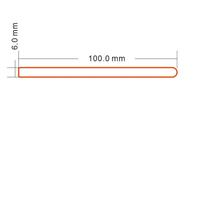 100X6pet insulation sticker pvc thin round plastic sheet AG13 5 Number 7 button Battery Isolation McLara