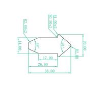 Pointed 38X20pet Insulation strip pvc sheet 1225 button battery Isolation McLay thin plastic transparent rubber sheet