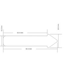 80X20pet Membrane Insulation Strip Pvc Plastic Sheet CR2032lr44rl44 Button Cell Isolation Macula