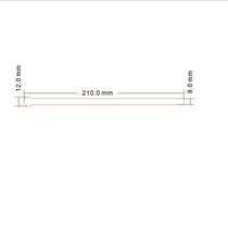 210X12pet round head blue highland barley insulation sticker sheet electronic button battery Isolation McLepvc thin transparent plastic