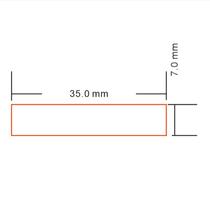 Childrens toys 35X7 square PET film insulation paper pad pvclr44 button battery isolation Mylar plastic sheet