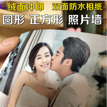 Photo Wall wash photo printing photo 5 6 8k10 a3 a4 13 inch 7*12 inch square Oval