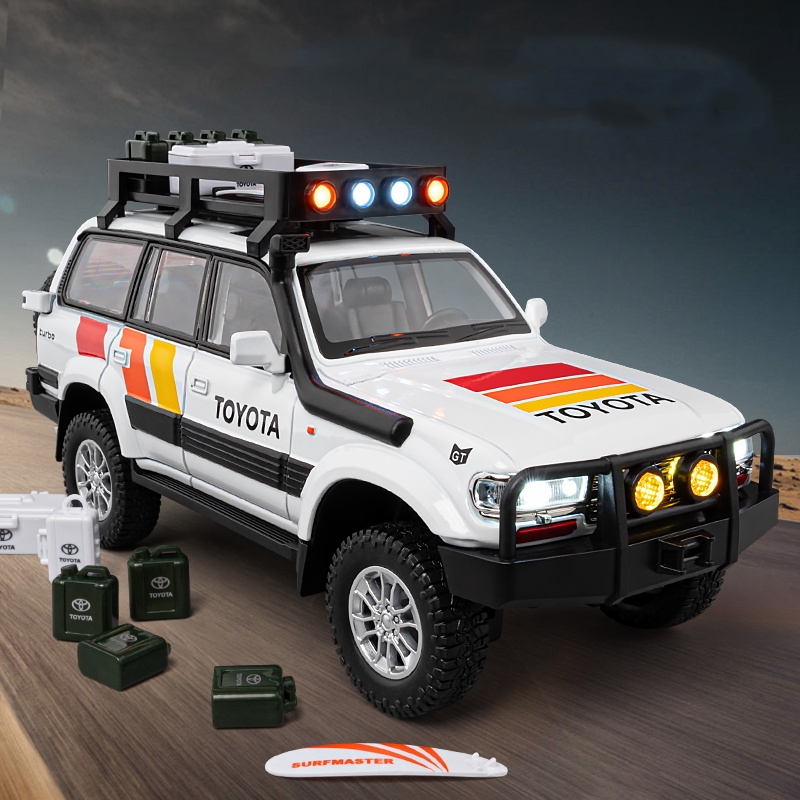 Toyota Land Cruiser Lc80 Car Model Land Cruiser Expedition Edition Simulation Alloy Off-Road Vehicle Model Toy Car