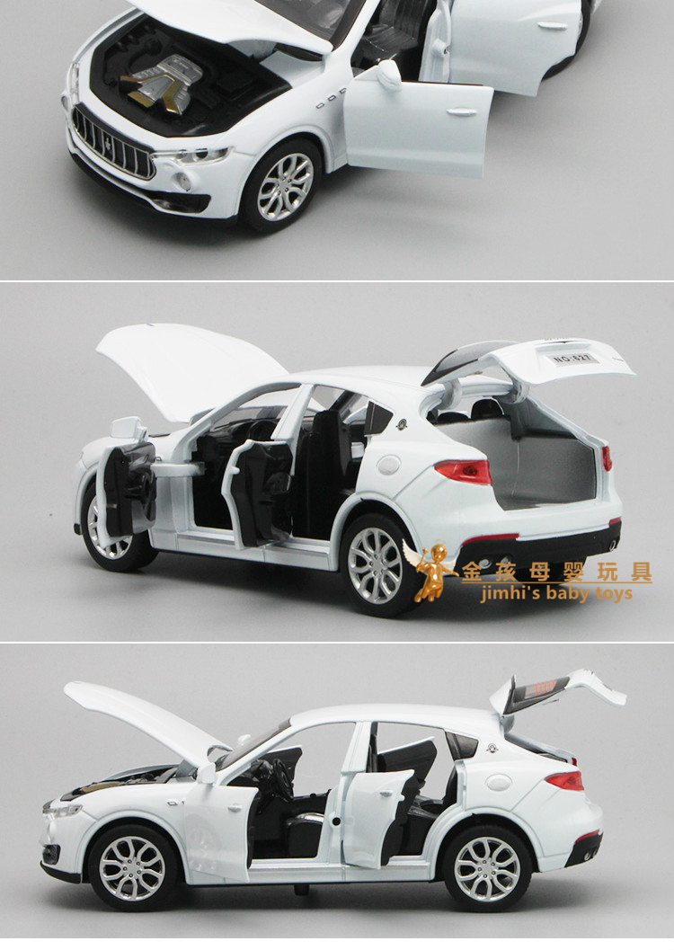 Mô hình xe hợp kim sáu cửa Wanbao Maserati Mô phỏng trẻ em kéo lại đồ chơi xe con trai hợp kim - Chế độ tĩnh xe mô hình tĩnh