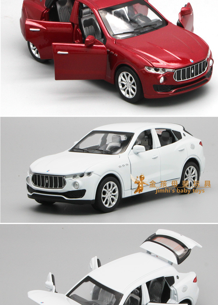 Mô hình xe hợp kim sáu cửa Wanbao Maserati Mô phỏng trẻ em kéo lại đồ chơi xe con trai hợp kim - Chế độ tĩnh xe mô hình tĩnh