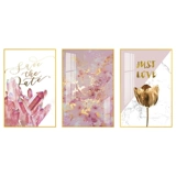 Северный стиль гостиная декоративная живопись современная минималистская диван Фоновая стена Три -ежедневная картина Хрустальная фарфоровая живопись абстрактная легкая роскошная висящая живопись