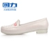 Chiến binh / kéo trở lại giày đi mưa thời trang nữ thấp giúp giày ngắn giày đơn ủng đi mưa cao su Rainshoes