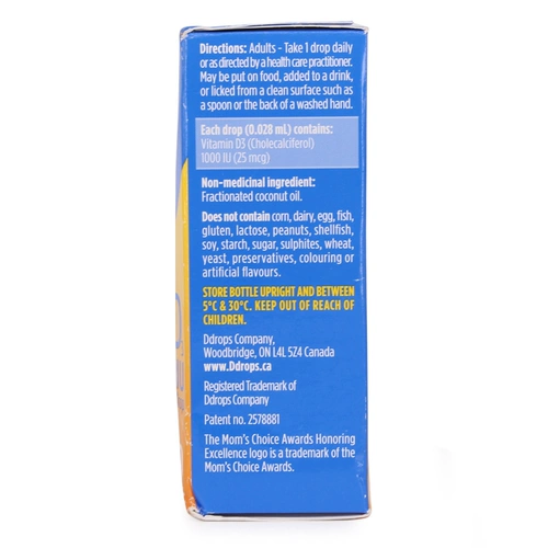 Канадская прямая почтовая почта DDROPS Взрослые витамин D3 падают беременные женщины кальциевые добавки