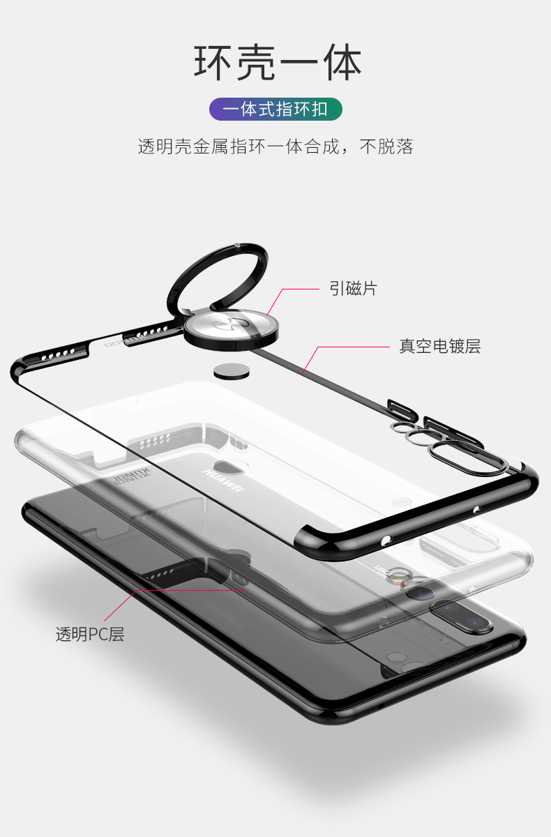Huawei p20 vỏ điện thoại di động p20pro bảo vệ bao gồm tất cả chống rơi mate20pro trong suốt siêu mỏng nam và nữ mô hình thủy triều thương hiệu mate20 vòng khóa pro phụ kiện silicone cứng por cá tính sáng tạo mẫu ốp lưng đẹp