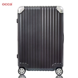 OCCA Черный универсальный модный трендовый дизайнерский чемодан с молнией подходит для мужчин и женщин на колесиках