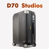 OCCA Черный универсальный модный трендовый дизайнерский чемодан с молнией подходит для мужчин и женщин на колесиках