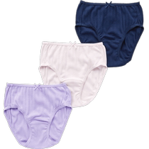 Uniqlo childrens clothing girls shorts 3-pack solid color student underwear 468492