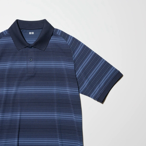 Uniqlo мужская и женская быстросохнущая сухая рубашка ПОЛО DRY-EX с короткими рукавами спортивная рубашка AST 475765