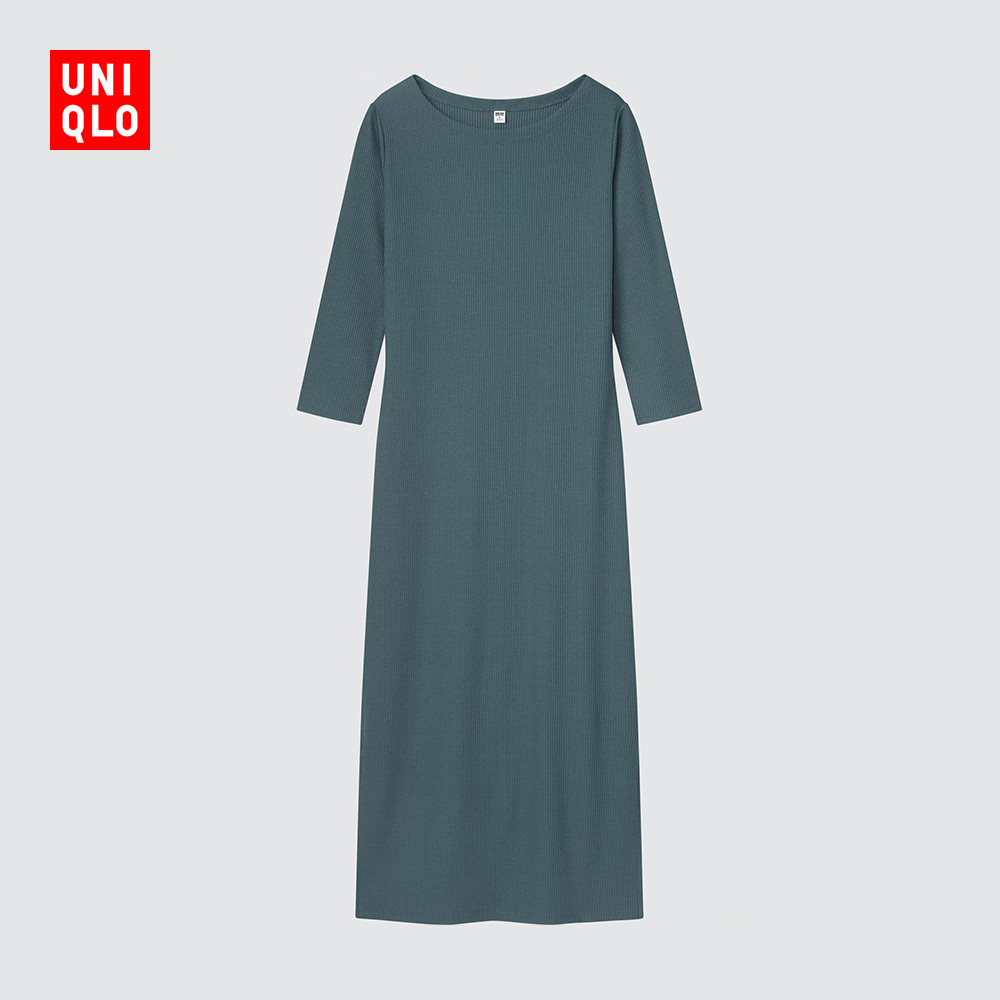 Uniqlo Women's Clothing Rouge Cross Dress(Seven-Point Sleeve) 441144 UNIQLO