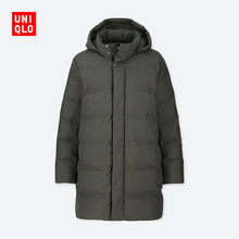 499元包邮 优衣库UNIQLO 男装 无缝羽绒大衣 409332