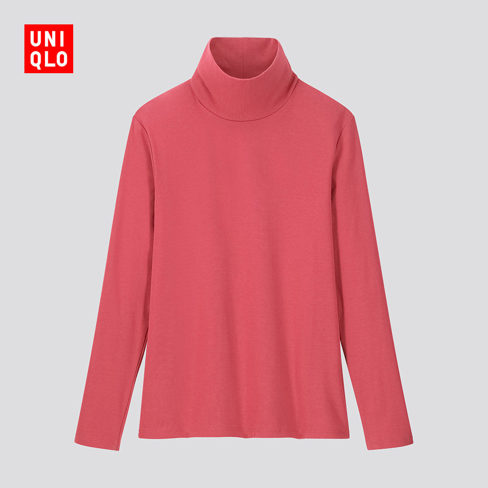 ribbed cotton t-shirt (long sleeve) 418229 uniqlo