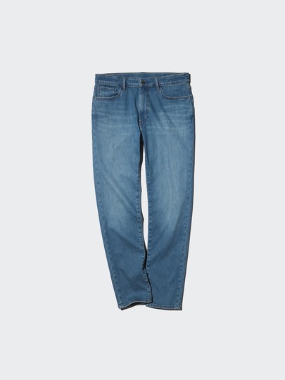 UNIQLO Herren EZY DENIM Jeans/gewaschenes Produkt Freizeithose extra lang 482855 479315