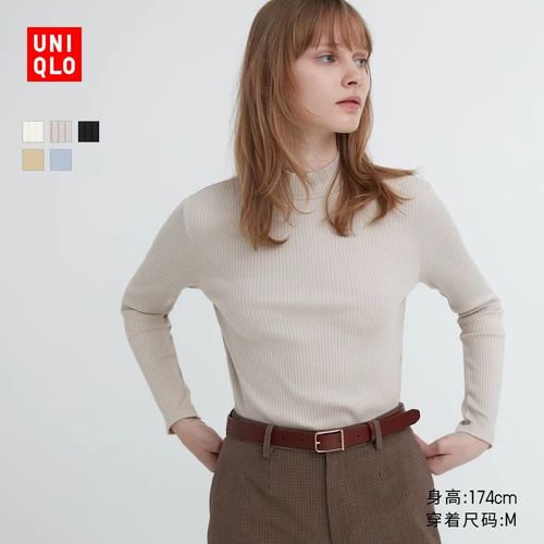 Uniqlo, футболка, приятный телу демисезонный лонгслив