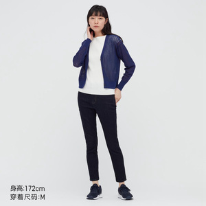 优衣库 女装 全棉针织短开衫 437574 UNIQLO