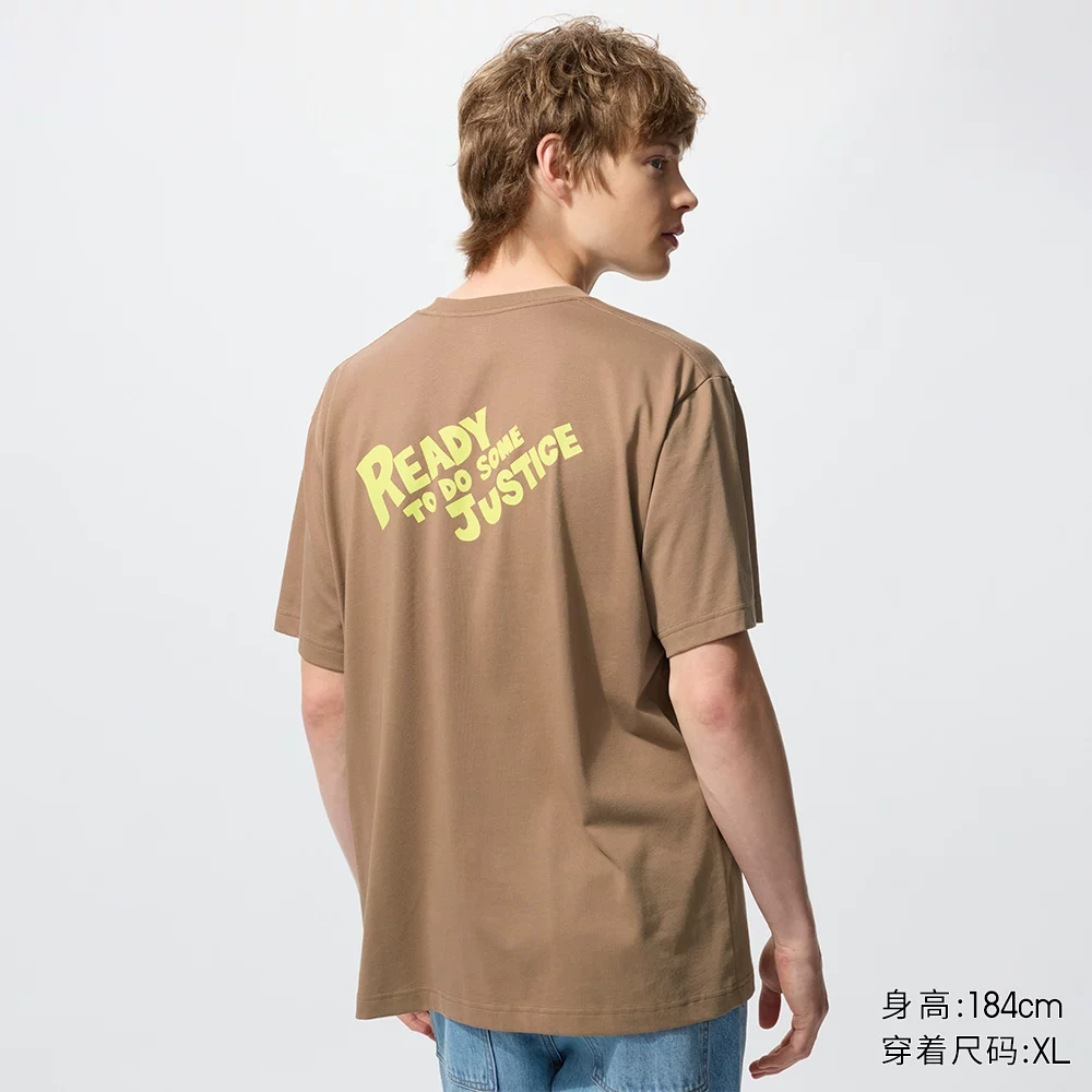 Футболка Uniqlo мужская и женская UT ZOOTOPIA принтованные с коротким рукавом Zootopia 485253