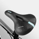 Thickened and enlarged bicycle cushion soft silicone comfortable mountain bike universal saddle breathable riding equipment accessories