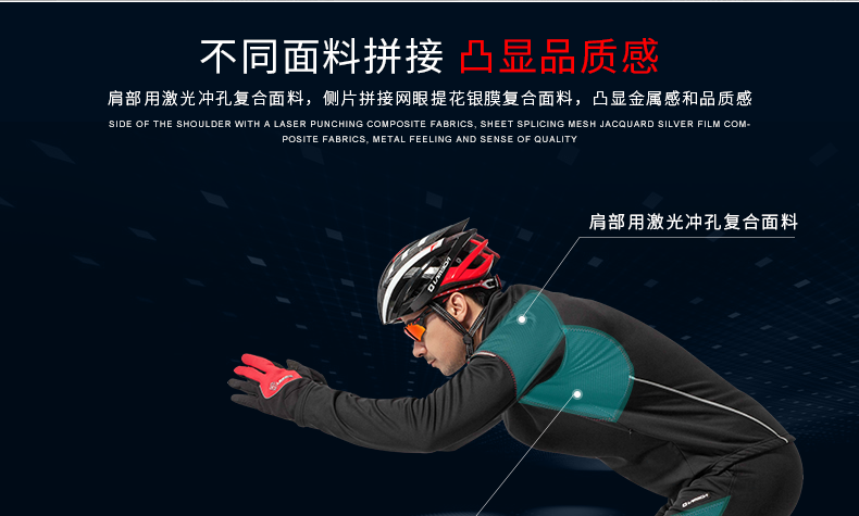 Tenue de cyclisme homme LAMBDA - Ref 2230103 Image 21