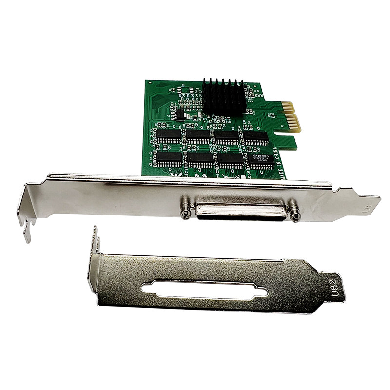 pcie turns 8 serial port computer augmented card rs232com db9 db9 pin 2U4U main shell compatible with multi-user newsletter card
