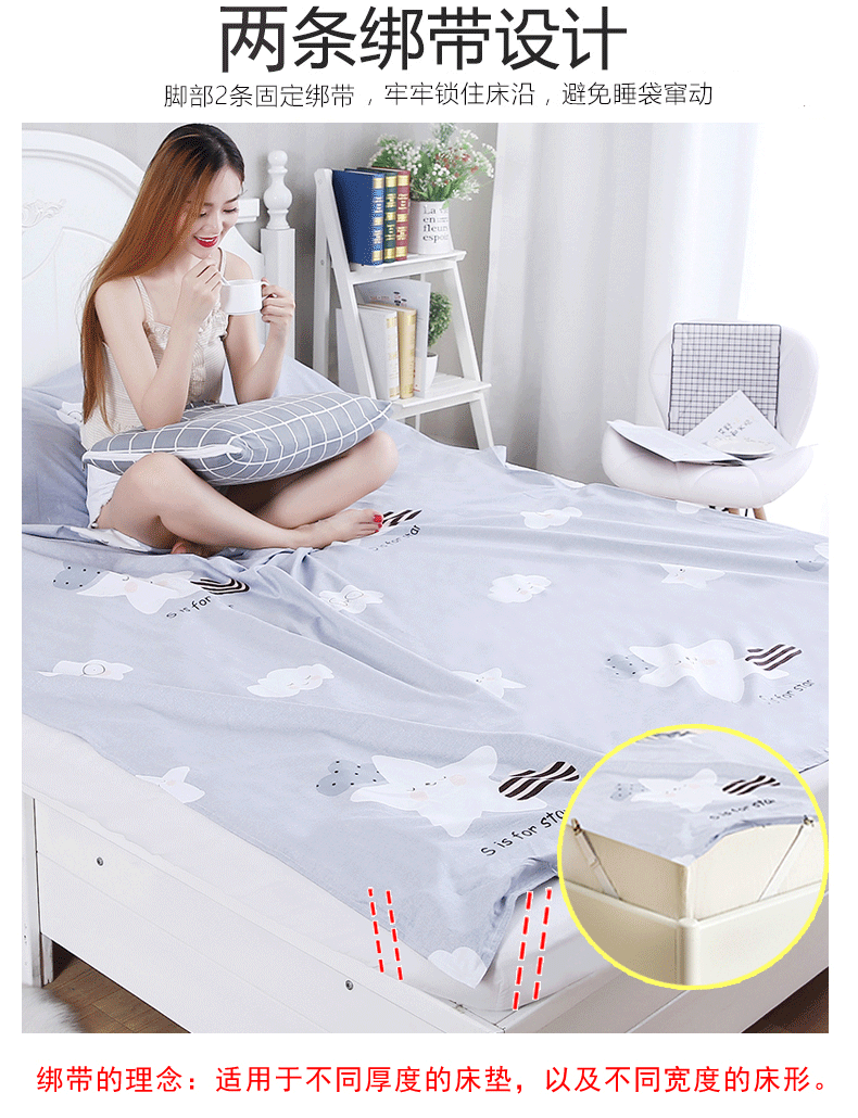 100% cotton túi du lịch khách sạn tạo tác chăn di động chăn đôi giường bông du lịch bẩn túi ngủ - Túi ngủ giá túi ngủ