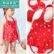 Sling bikini công chúa váy phù hợp dễ thương Áo tắm trẻ em hoạt hình hàn quốc 1-3 nữ cô gái kho báu cô gái nhỏ - Đồ bơi trẻ em