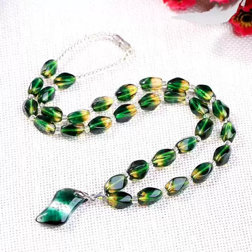 Двухцветное ожерелье с косичкой, модная подвеска для матери, подарок на день рождения