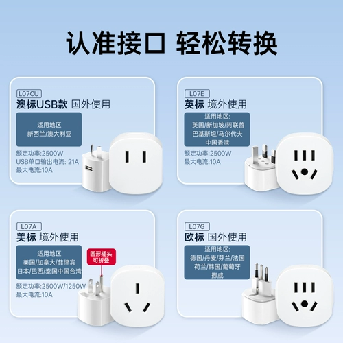 Гнездо USB, международный универсальный дорожный переходник, европейский стандарт, японский немецкий стандарт, корейский и американский регионы