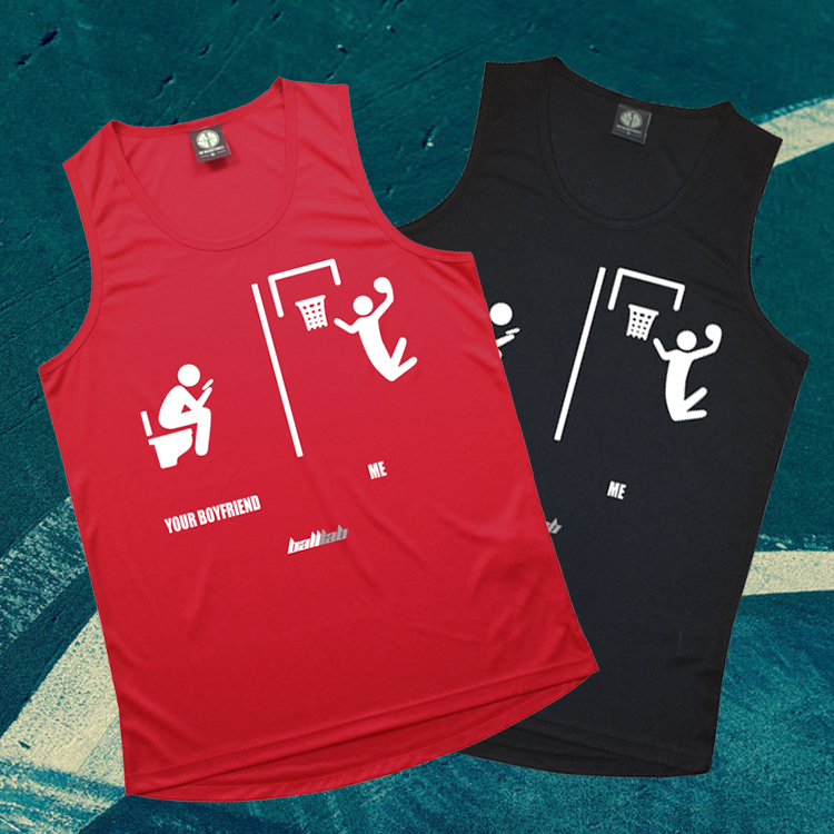 Thrilling Team Uniform Street Ball Basketball Sports Sleeveless Kan Shoulder Narrow Shoulder Jersey Street Basketball Suit Shooting Basket Training Vests-Taobao