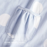 家乐芬 Пижама, летняя тонкая хлопковая длинная юбка, короткий рукав, большой размер, в корейском стиле