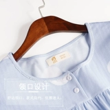 家乐芬 Пижама, летняя тонкая хлопковая длинная юбка, короткий рукав, большой размер, в корейском стиле