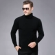 Mùa đông trẻ nam cao cổ áo len cashmere áo len dày 100% tinh khiết cashmere đan len đáy áo quần kaki nam ống đứng