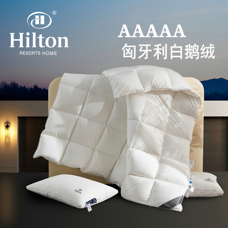5A Antibacterial Hungarian 95% White Goose down Quilt Hilton&Resorts Hotel Quilt Thickened Winter Quilt 5A Antibacterial Hungarian 95% White Goose down Quilt Hilton&Resorts Hotel Quilt Thickened Winter Quilt
