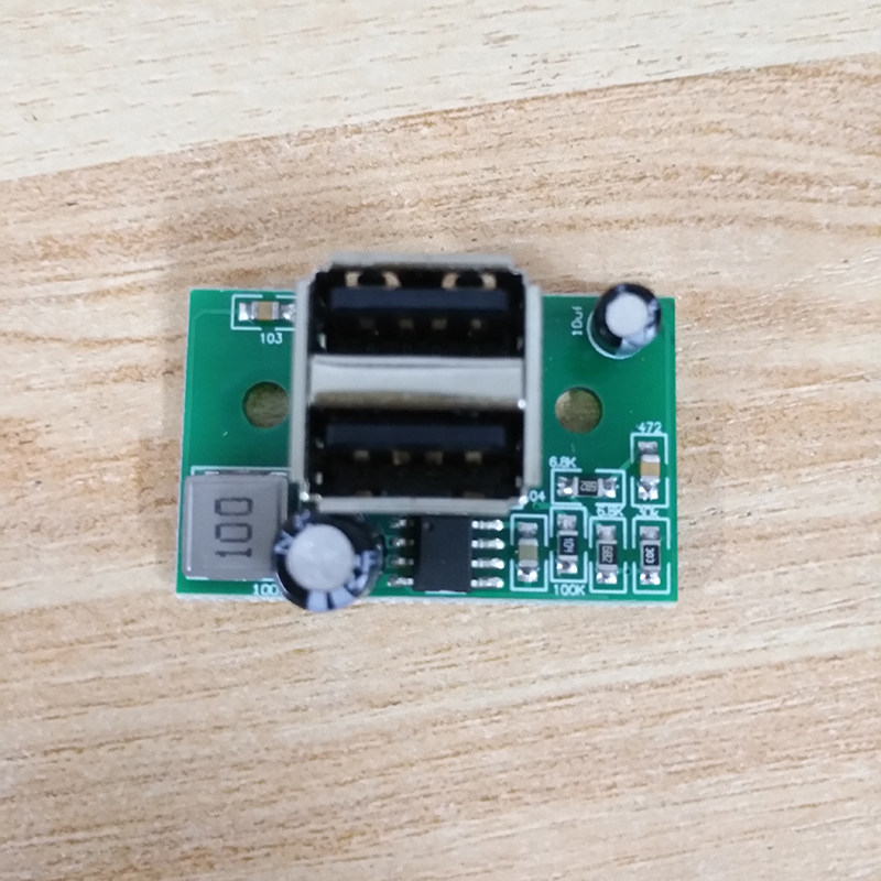 12V lithium battery 5VUSB charging board universal 5V3A dual USB
