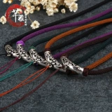 芊雅 Аксессуары, янтарная изумрудная подвеска, свитер, ремешок, 4мм