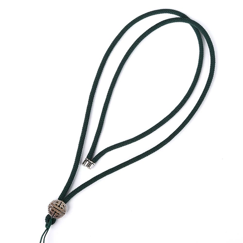 芊雅 Подвеска, ремешок, ожерелье из шнура подходит для мужчин и женщин, серебро 925 пробы, простой и элегантный дизайн, женский стиль