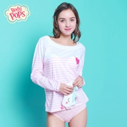 Bodypops ngọt ngào và đáng yêu dịch vụ tại nhà áo thun rộng áo nữ mùa hè đồ ngủ nữ mùa hè BCYF711A11