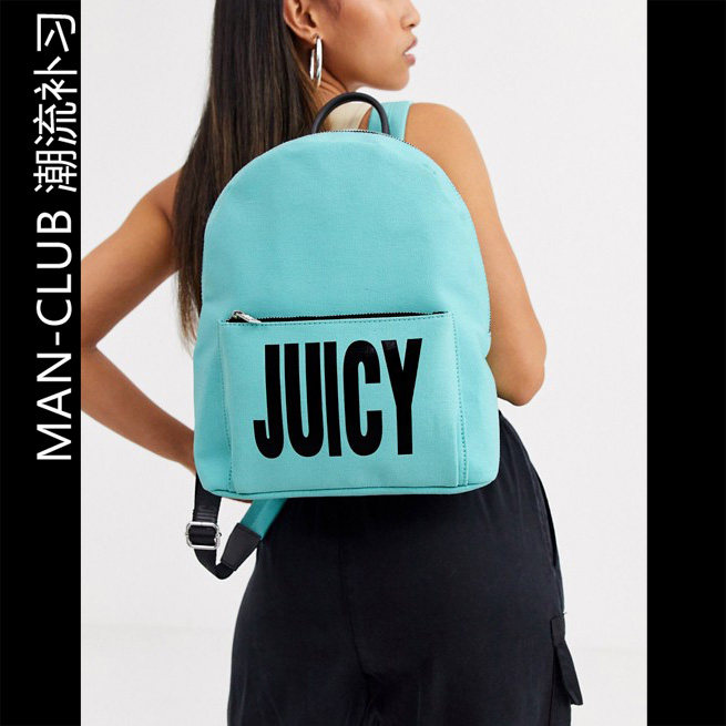 UK buys back spot JUICY COUTURE Sky Blue Women's Wear Commuter Simple Light Leisure Shoulder Backer