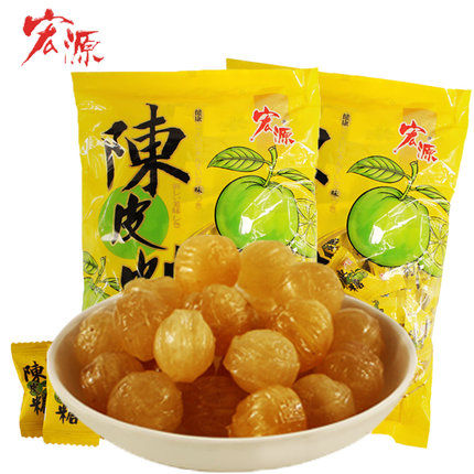 Hongyuan Dried Orange Peel Sugar 355G Sour Sweet Talk Plum Hard Sugar Wedding Wedding Celebration candy 9 9 Yuan a pack